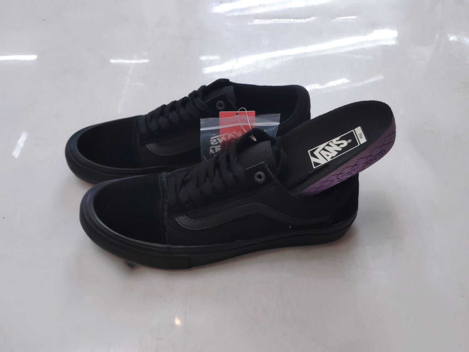 Tênis Vans Skate Vans Old Skool Preto Pro Skool Pro Tenis Old