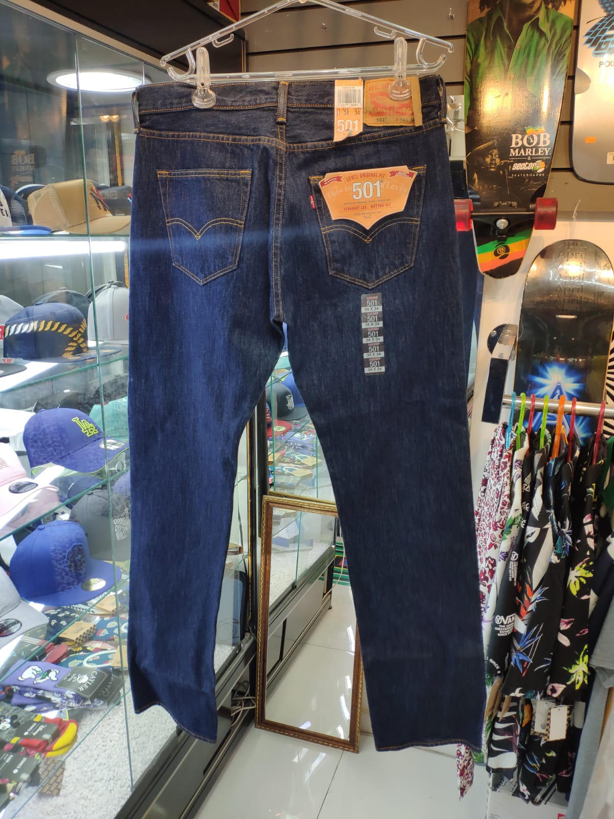 Calça Jeans Levi's® 501® Original Reta