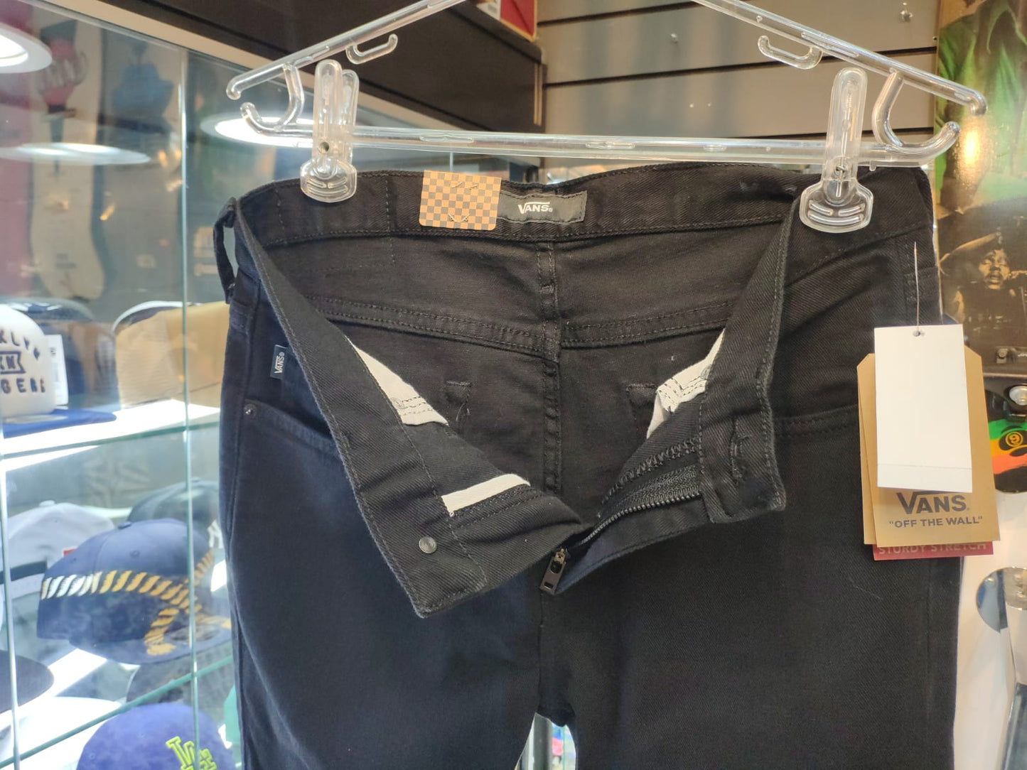 Calça Vans MN V76 Skinny Jeans Black/ Preto