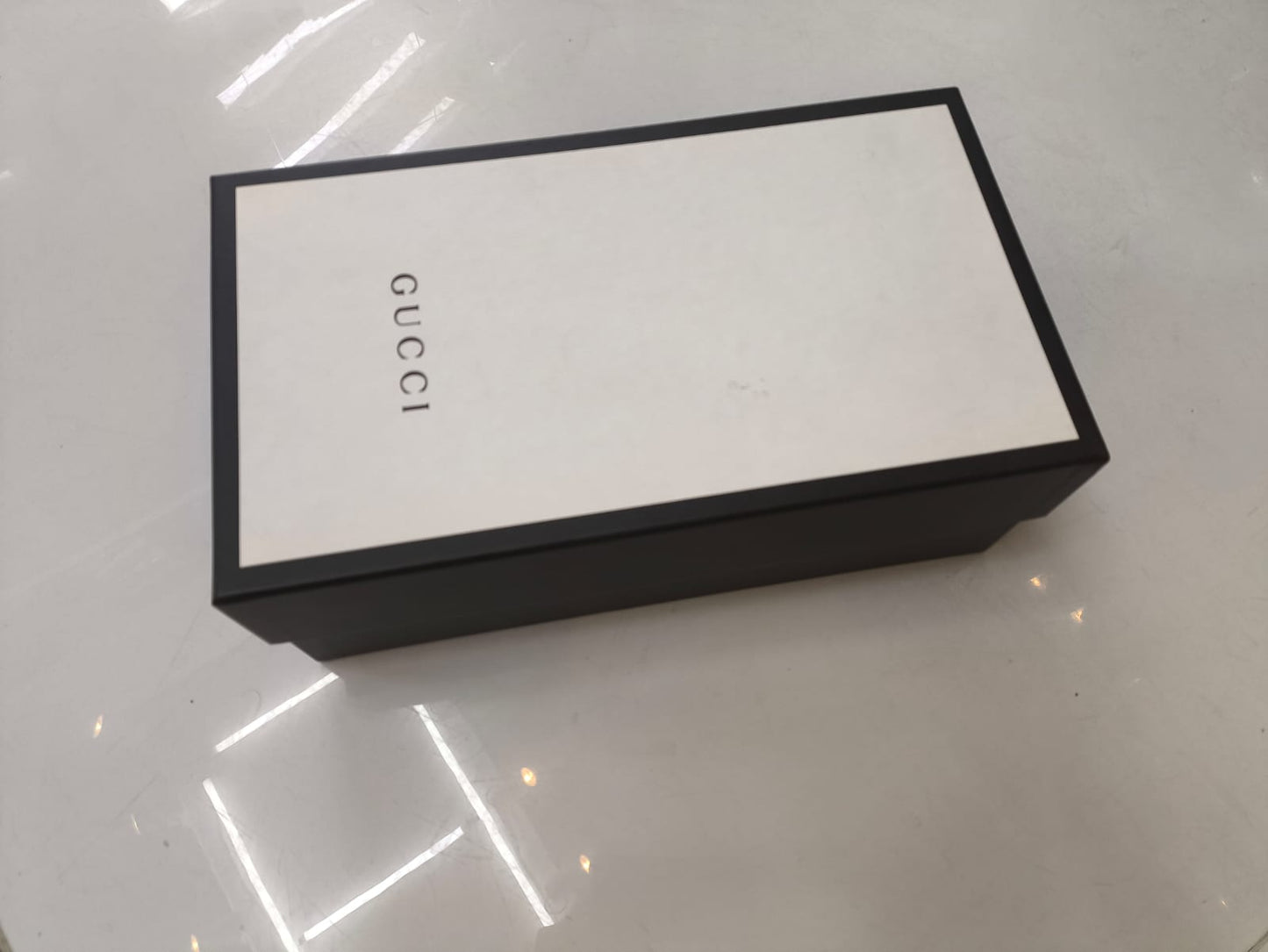 Tênis Gucci Leather Ace Football LowTop Sneakers 40 BR