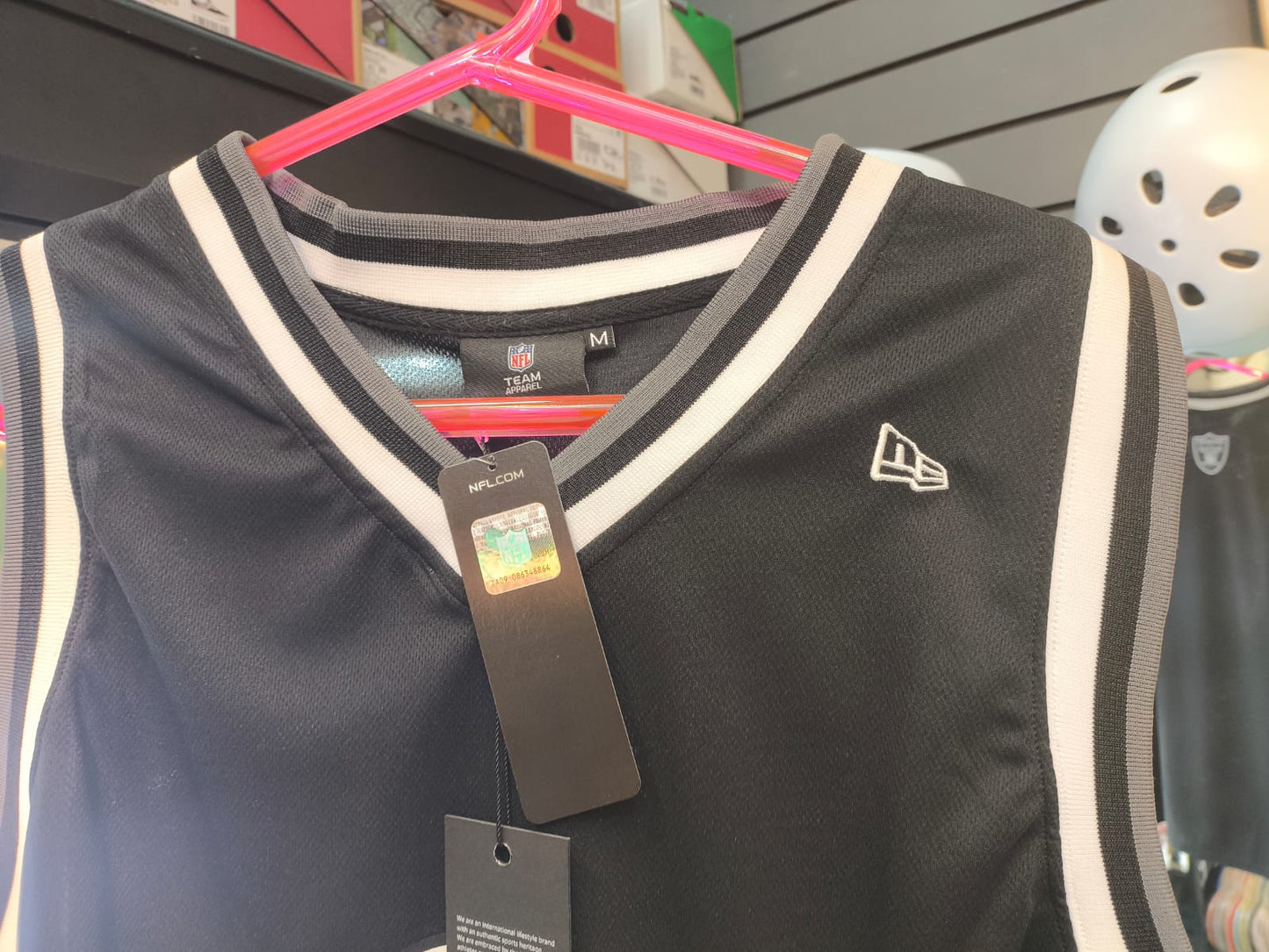 Camiseta Regata New Era Las Vegas Raiders Jeirsey Core / Preto
