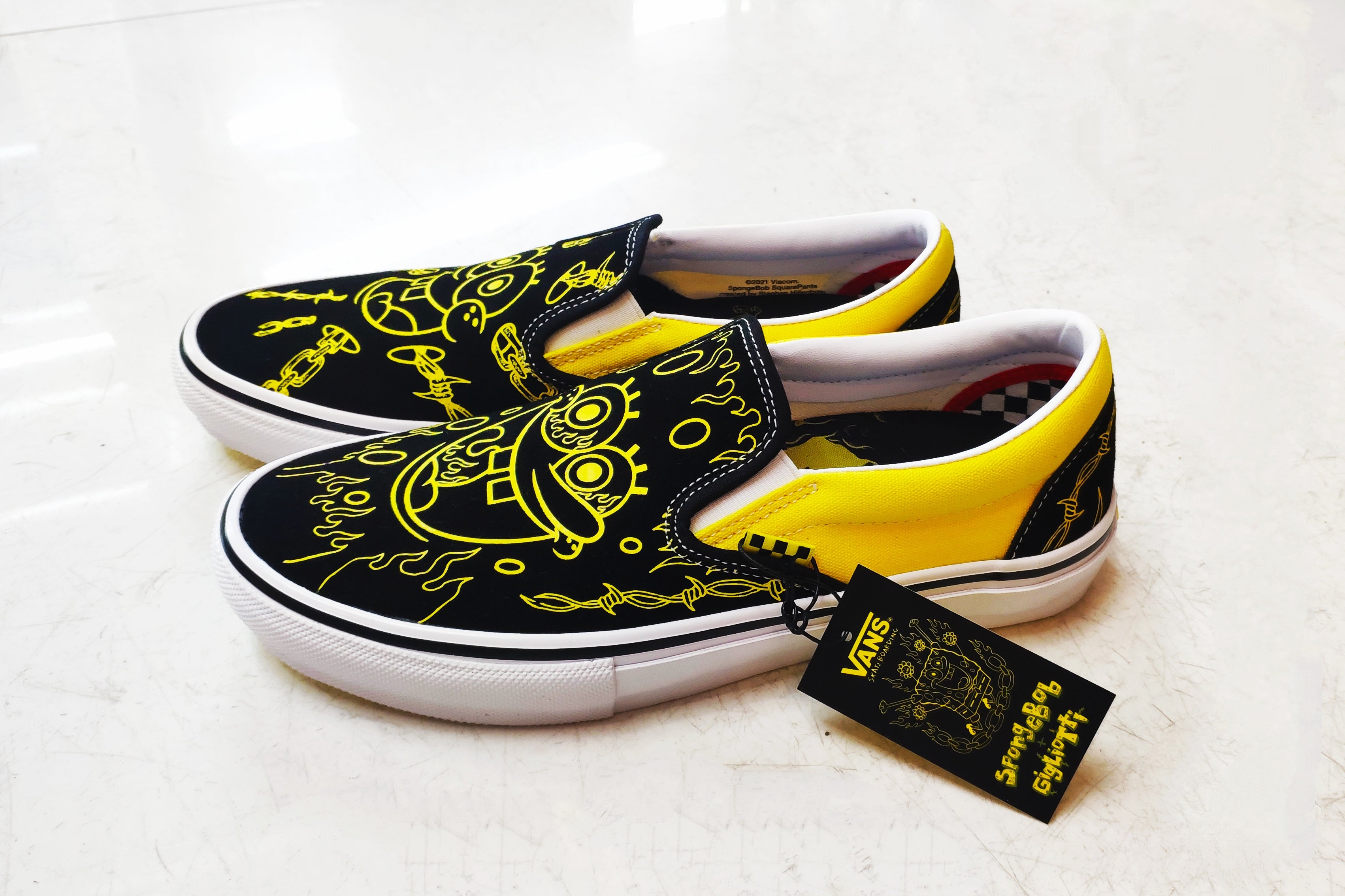 Tênis Skate Slip-On Vans X Bob Esponja Gigliotti – OLDISCOOL