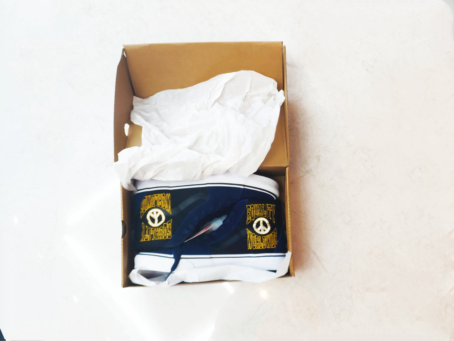 Tênis Vans Sk8-Hi Take a Stand Edição limitada/ Azul 40 BR