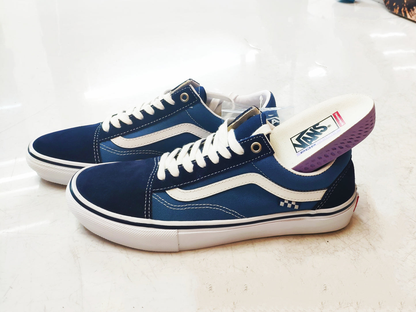 Tênis Vans Skate Old Skool Pro Blue / Azul