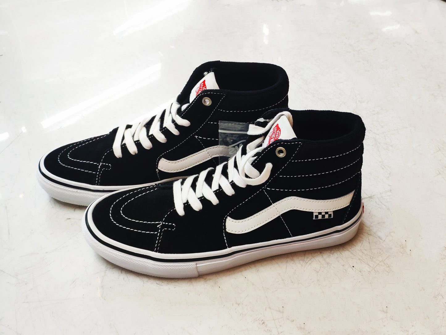 Tênis Vans Skate Sk8-Hi Pro Black/White Preto