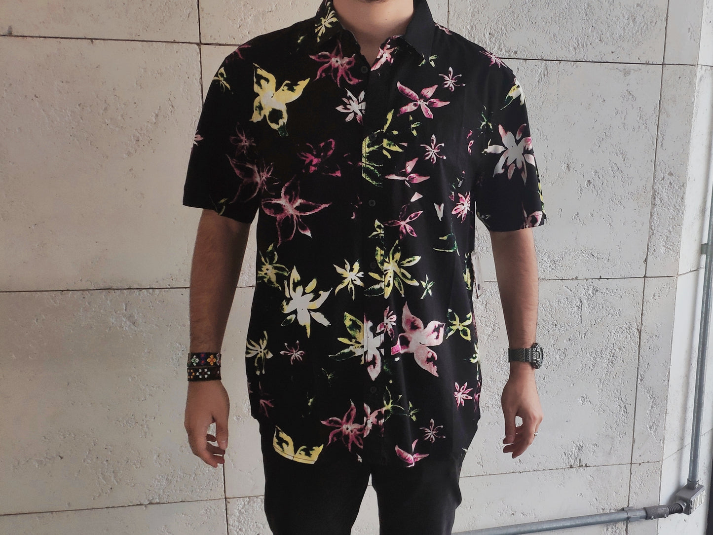 Camisa Vans West Street FLO Black / Preto