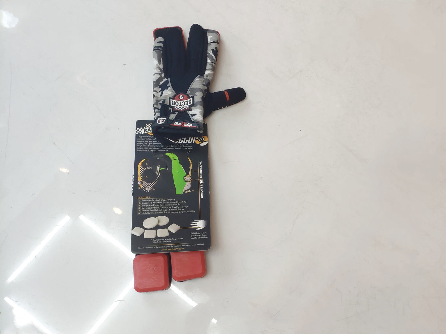 Luva Sector 9 Slide Glove Junior"s Rally M/P