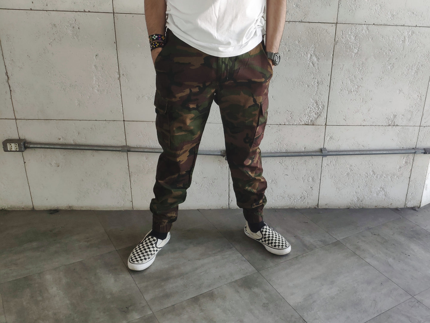 Calça Vans Cargo Tremain Jogger Fit Coupe Joggeur / Camuflado