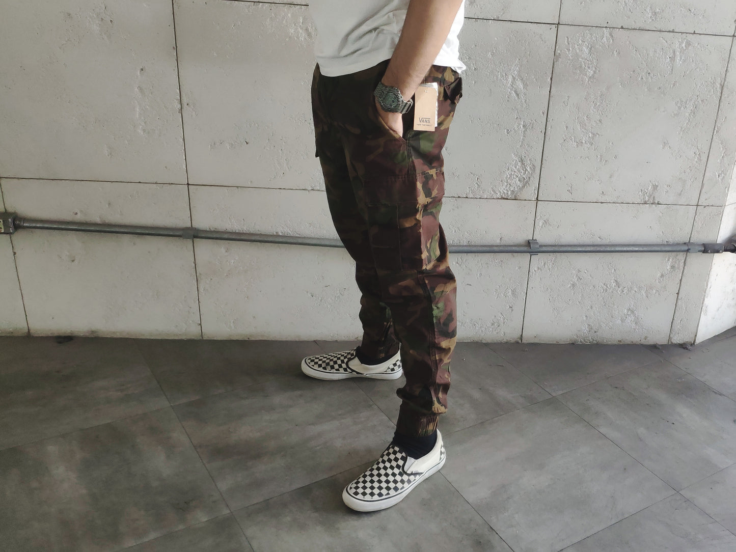 Calça Vans Cargo Tremain Jogger Fit Coupe Joggeur / Camuflado