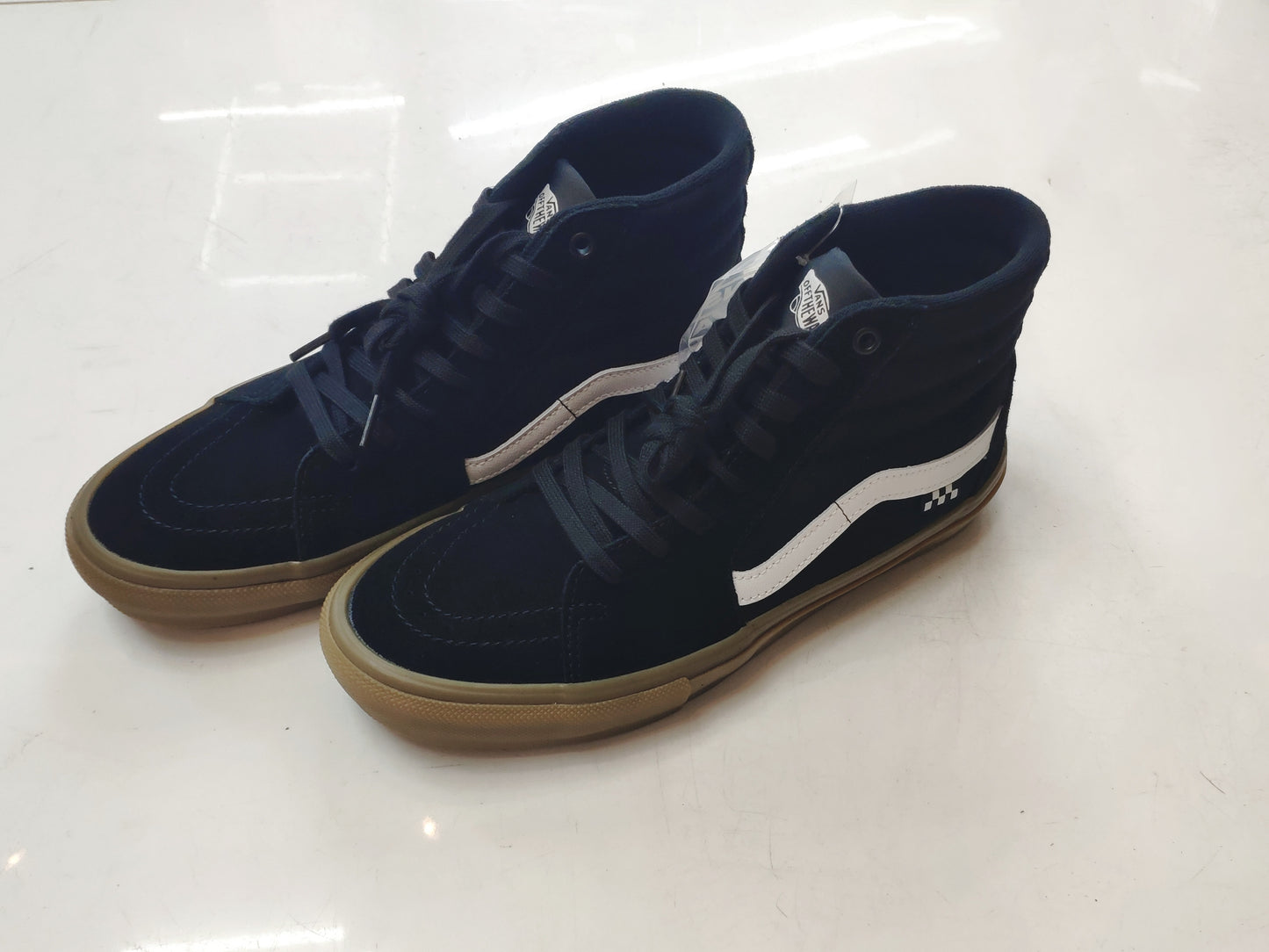 Tênis Vans Skate Sk8-Hi Black/Gum Pro Preto 38BR