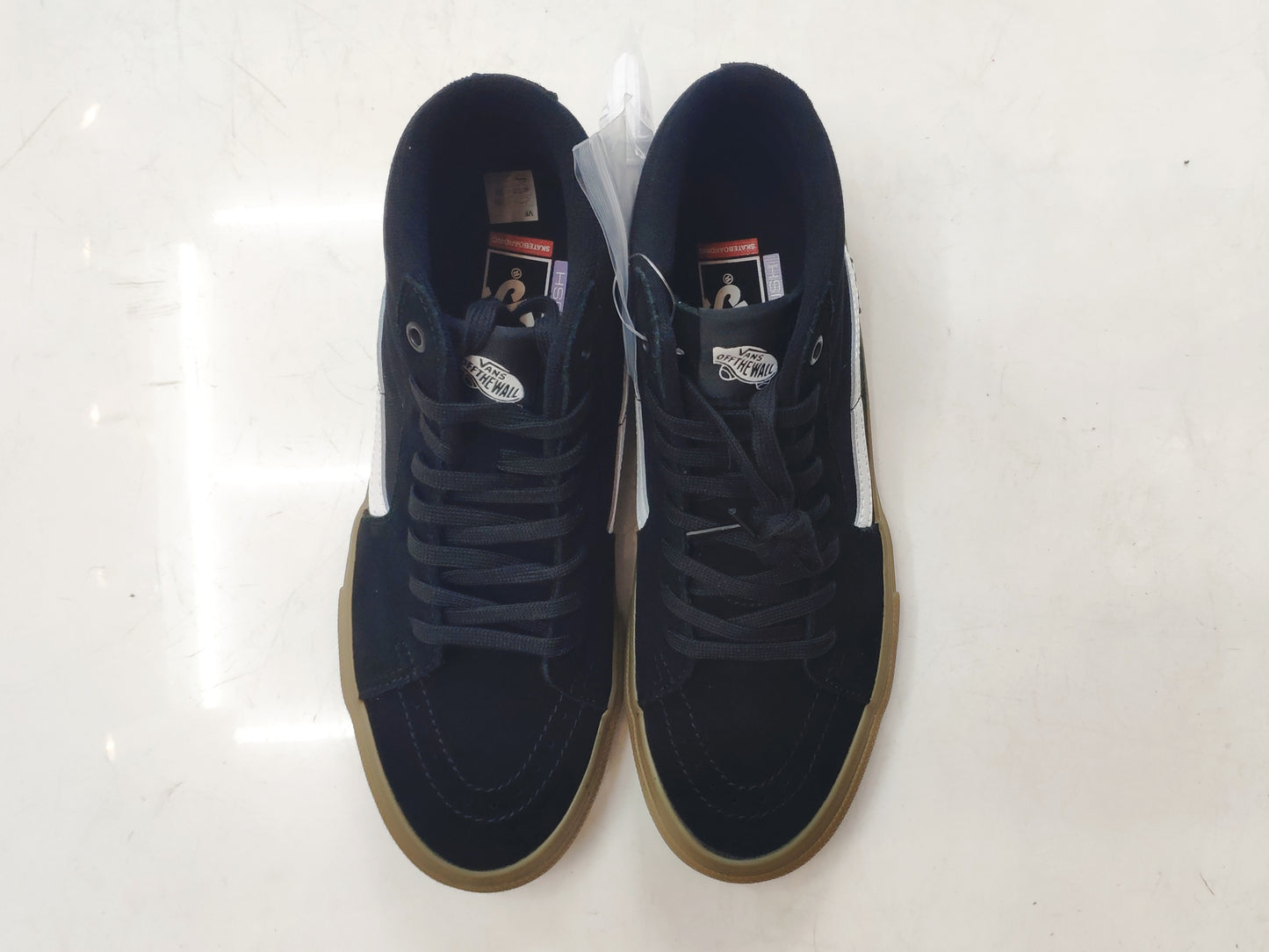 Tênis Vans Skate Sk8-Hi Black/Gum Pro Preto 38BR