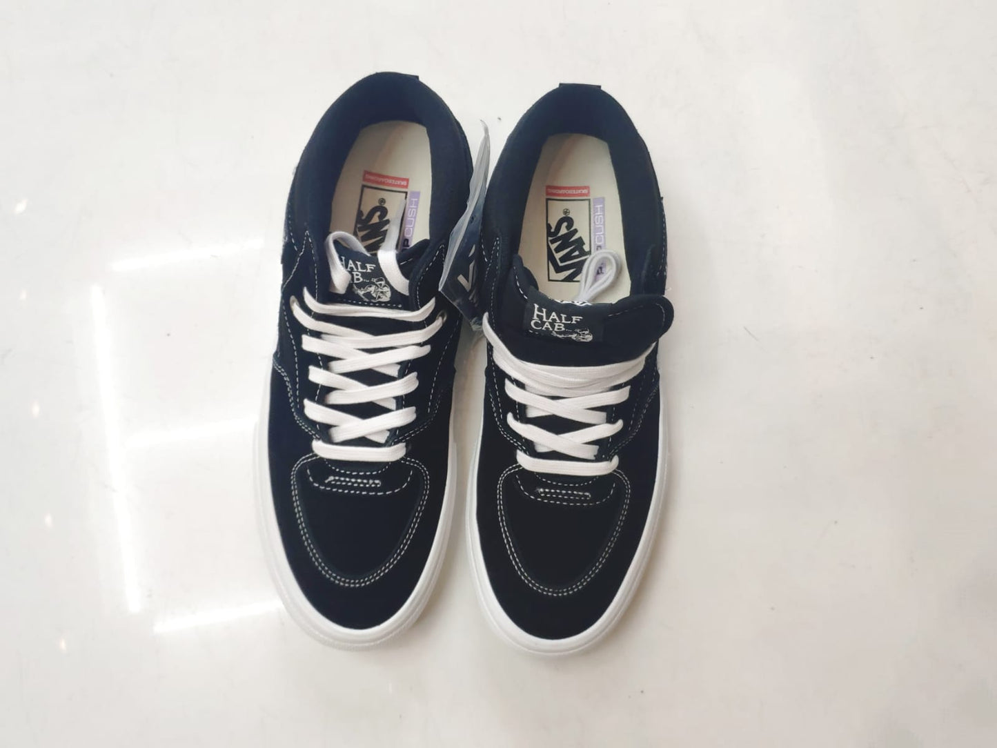 Tênis Vans Skate Half Cab Back White / Preto 42 BR