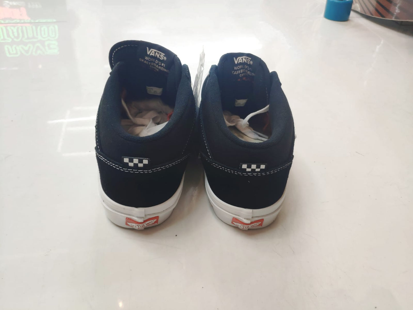 Tênis Vans Skate Half Cab Back White / Preto 42 BR
