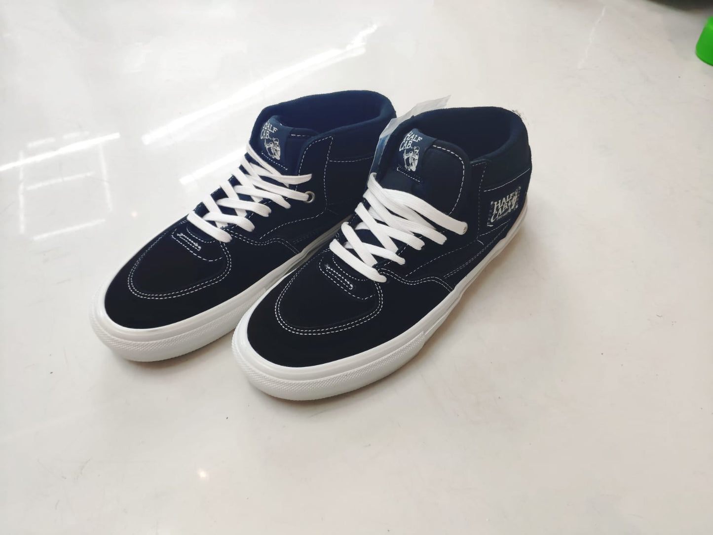 Tênis Vans Skate Half Cab Back White / Preto 42 BR