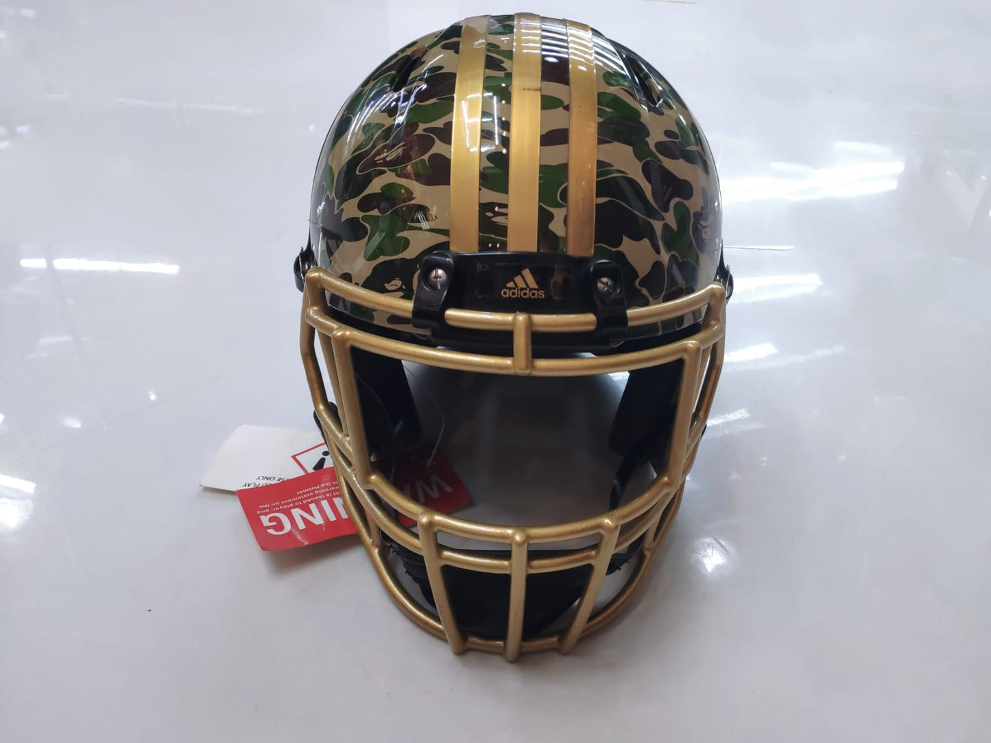 Capacete de Futebol Americano Adidas Riddell x Bape Helmet