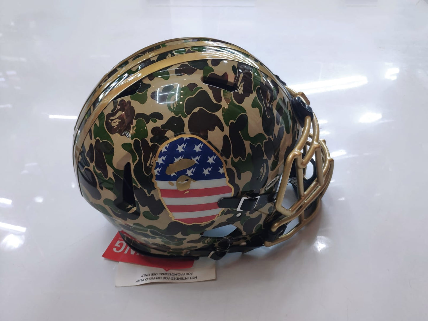 Capacete de Futebol Americano Adidas Riddell x Bape Helmet