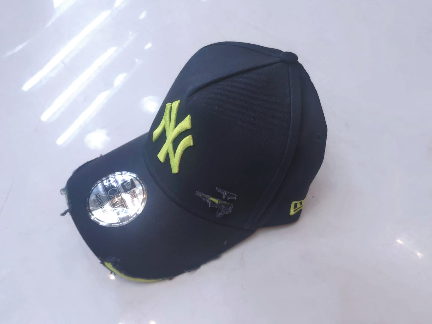 Bone New Era 9FORTY A-FRAME  New York Yankees YN Azul Marinho