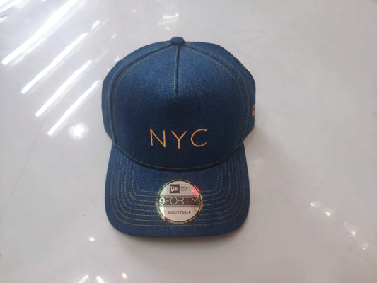 Bone New Era  9FORTY A-Frame  NYC NY Jeans