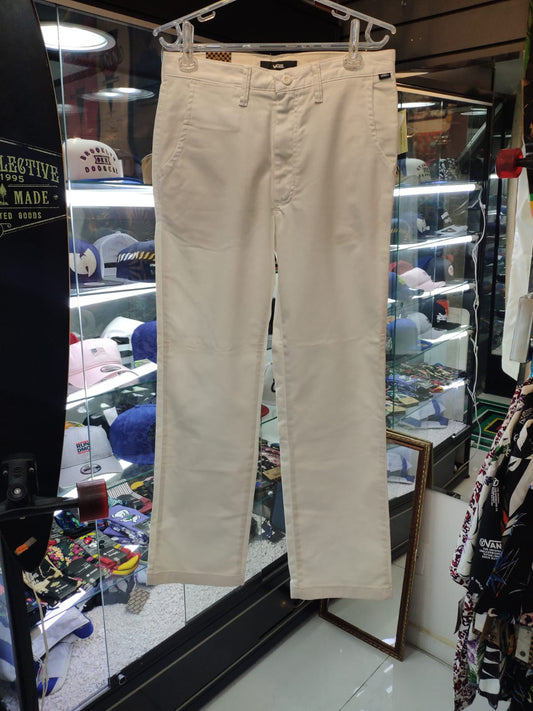 Calça Vans X Baker Authentic Chino Pro Straight Fit Coupe Droite White /Branco