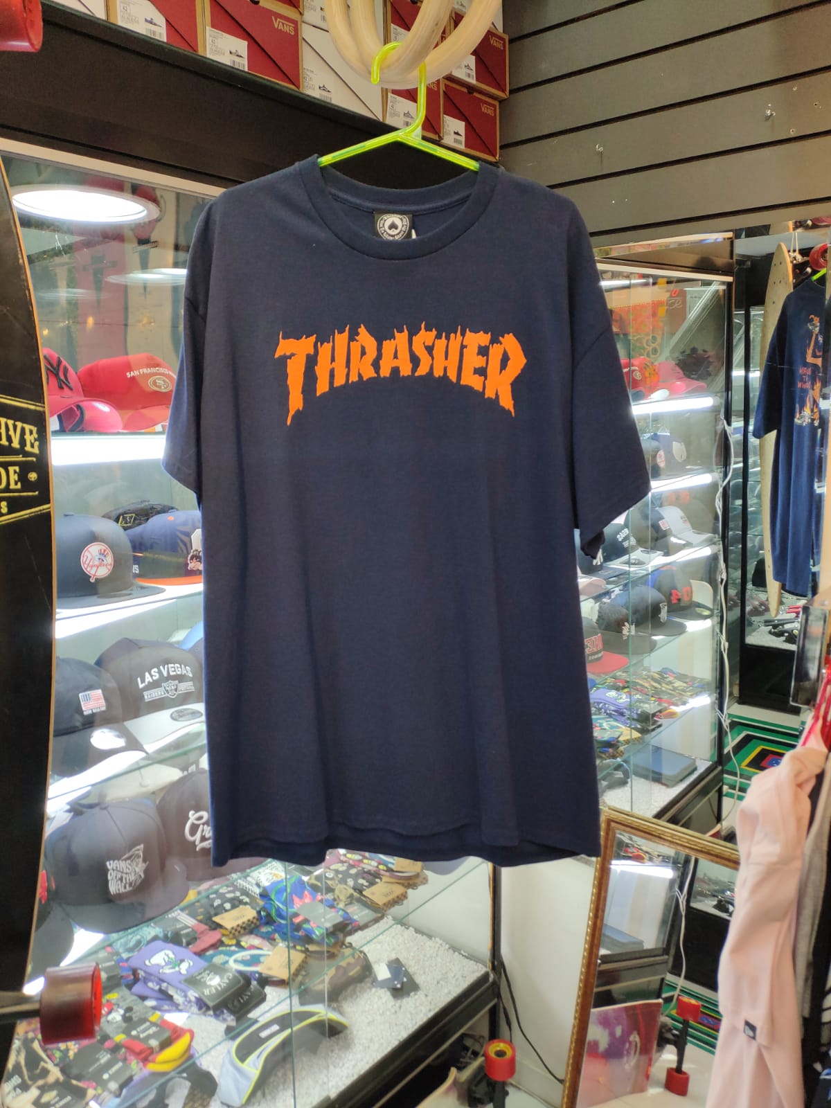 Camiseta Thresher Neckface Dark Blue /Azul Marinho  XL