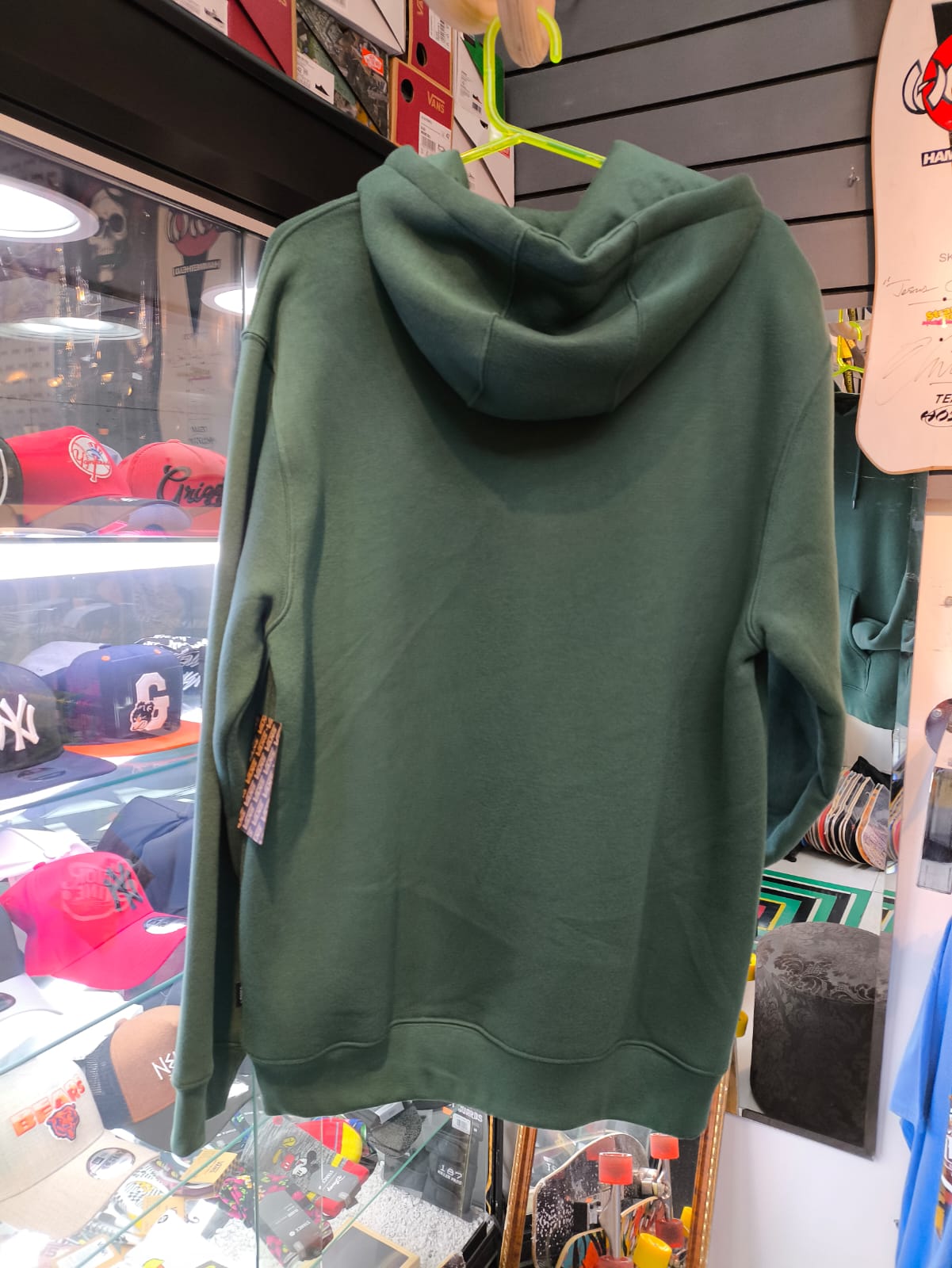 Moletom Core Basic PO Fleece Bistro Green White / Verde