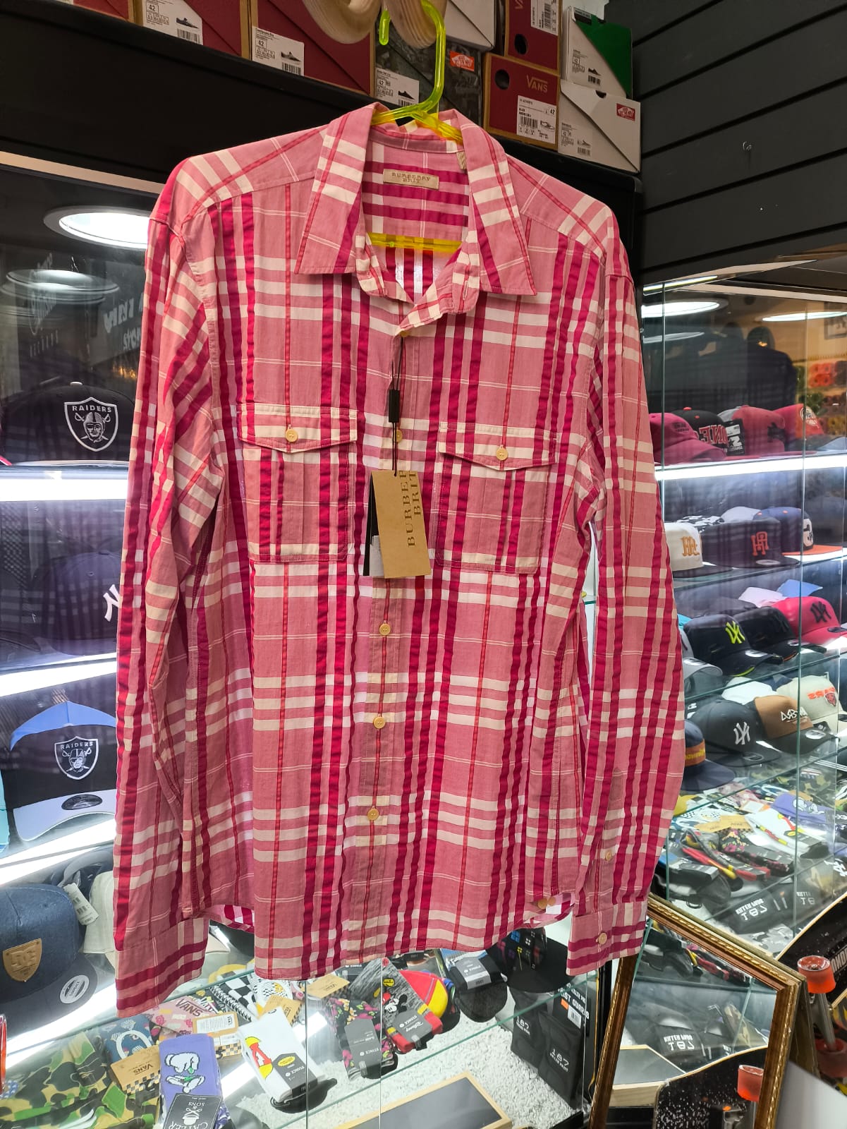 Camisa Burberry Multiple color Military Pink