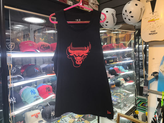 Camiseta Regata New Era NBA Chicago Bulls / Preta