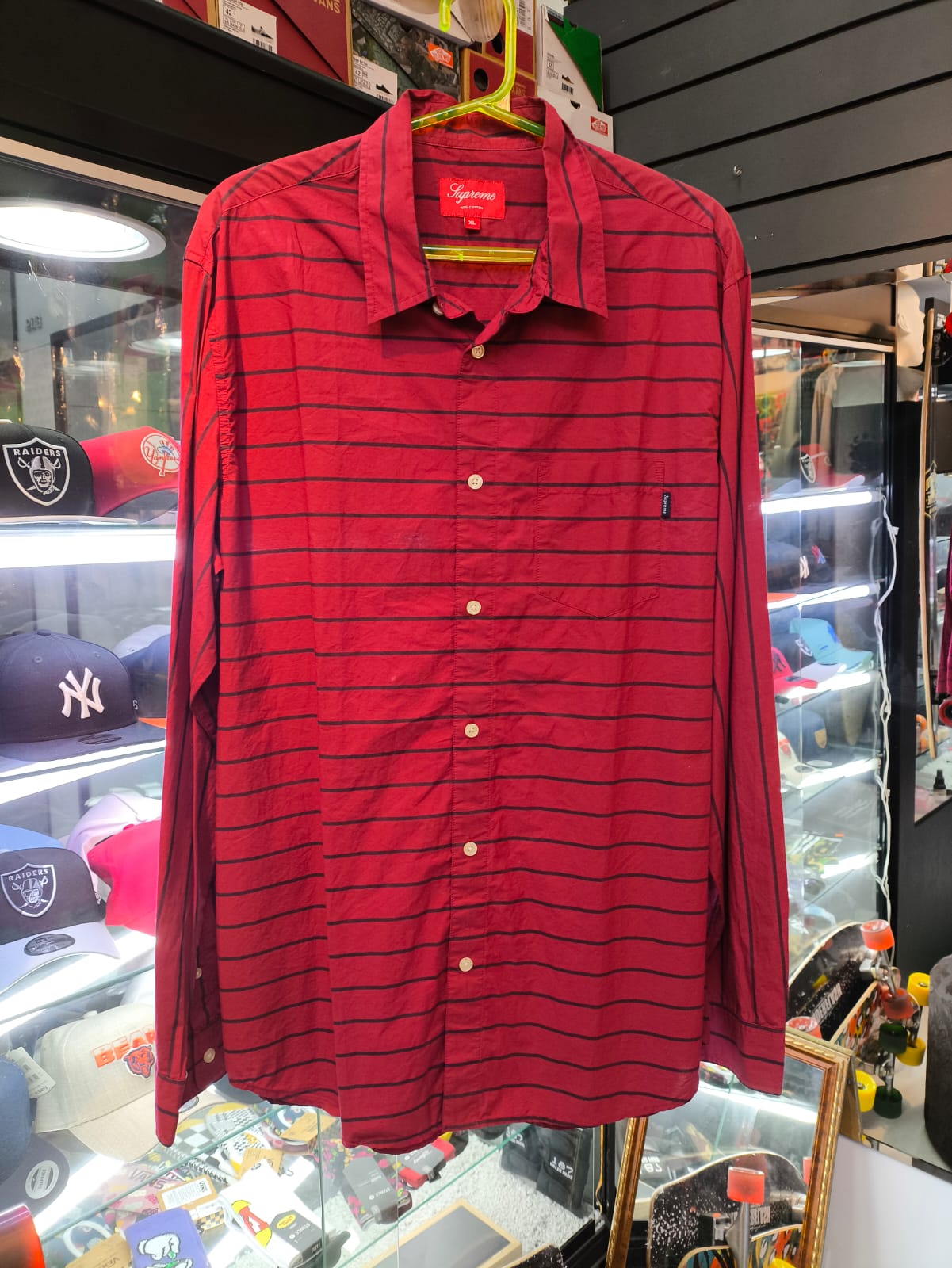 Camisa Supreme New York Ciy  Red LL/GG