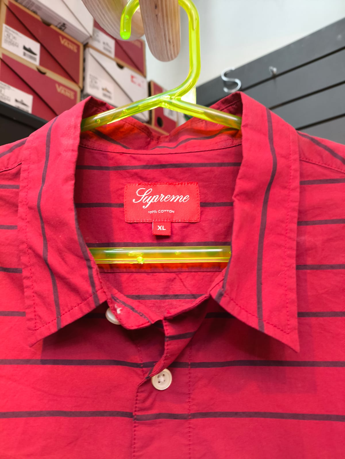 Camisa Supreme New York Ciy  Red LL/GG