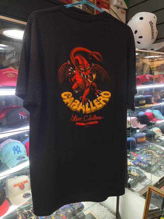 Camiseta Powell Peralta Caballero  Classic Dragon 2 / Preto