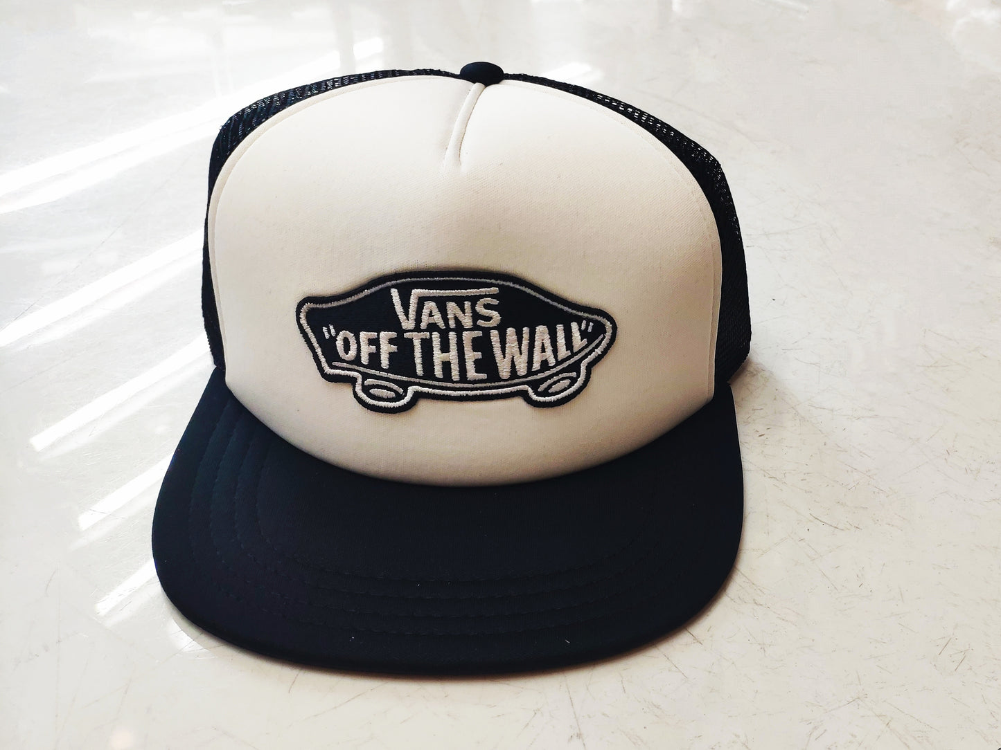 Bone Vans Classic Patch Trucker White / Branco