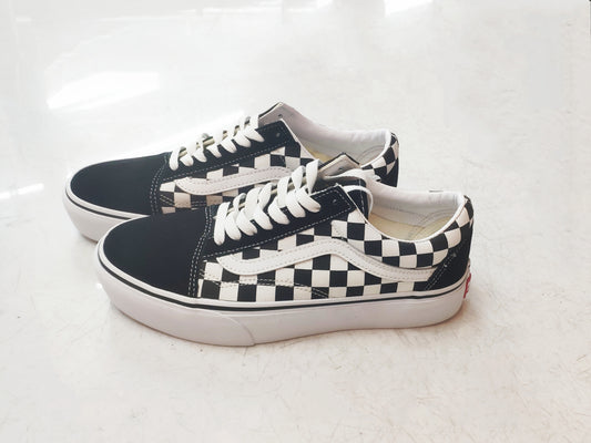 Tênis Vans Old Skool Plataforma Checkerboard /Quadriculado 38 BR