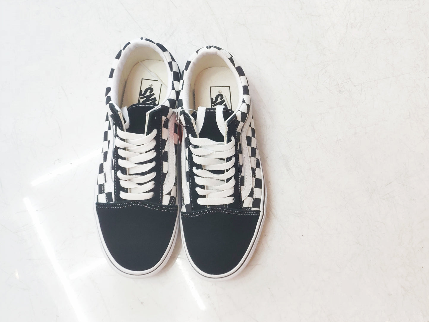 Tênis Vans Old Skool Plataforma Checkerboard /Quadriculado 38 BR