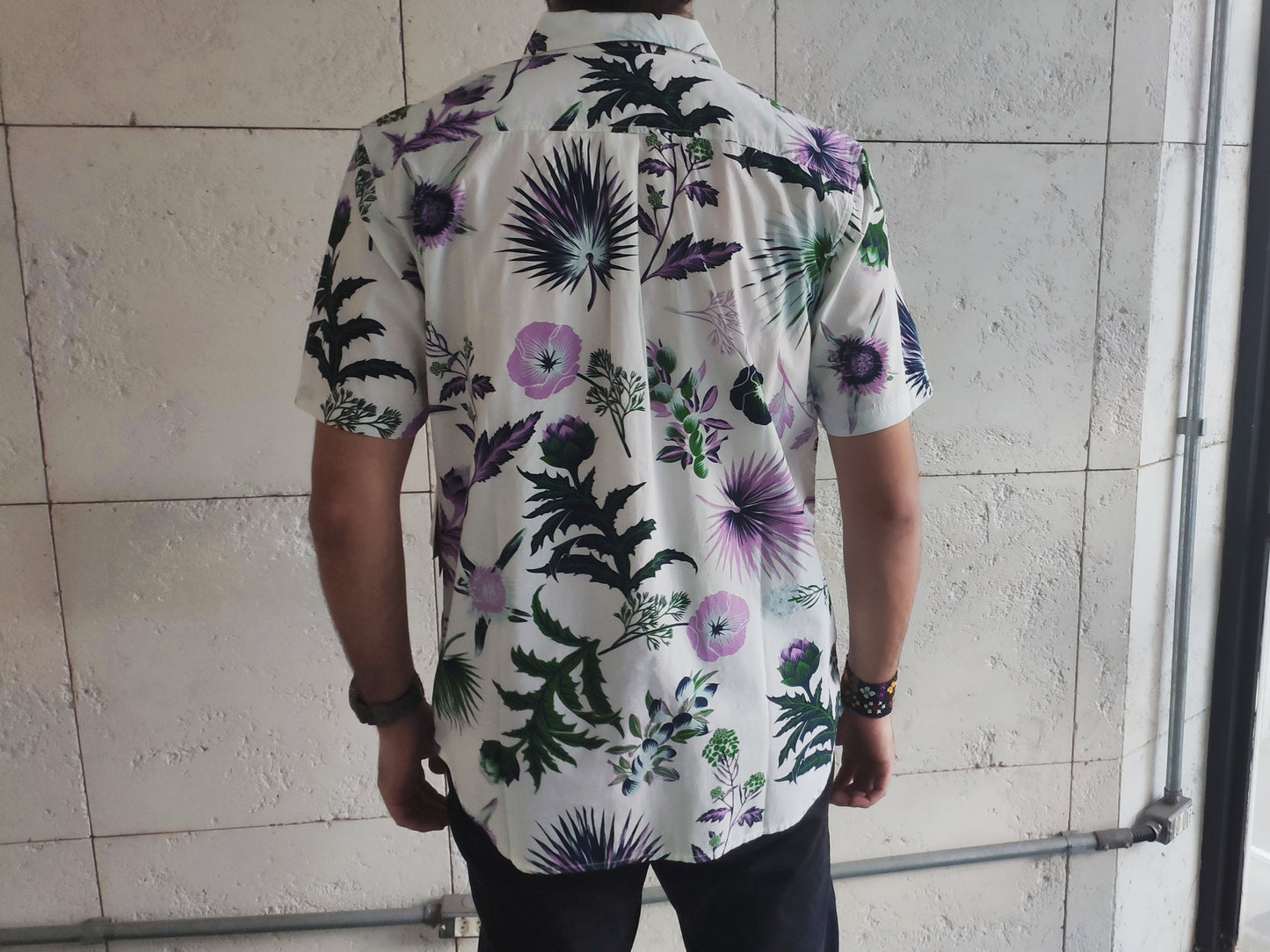 Camisa Vans Califas Branco Floral