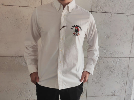 Camisa A Bathing Ape APE BAPE White/ Branco L/G