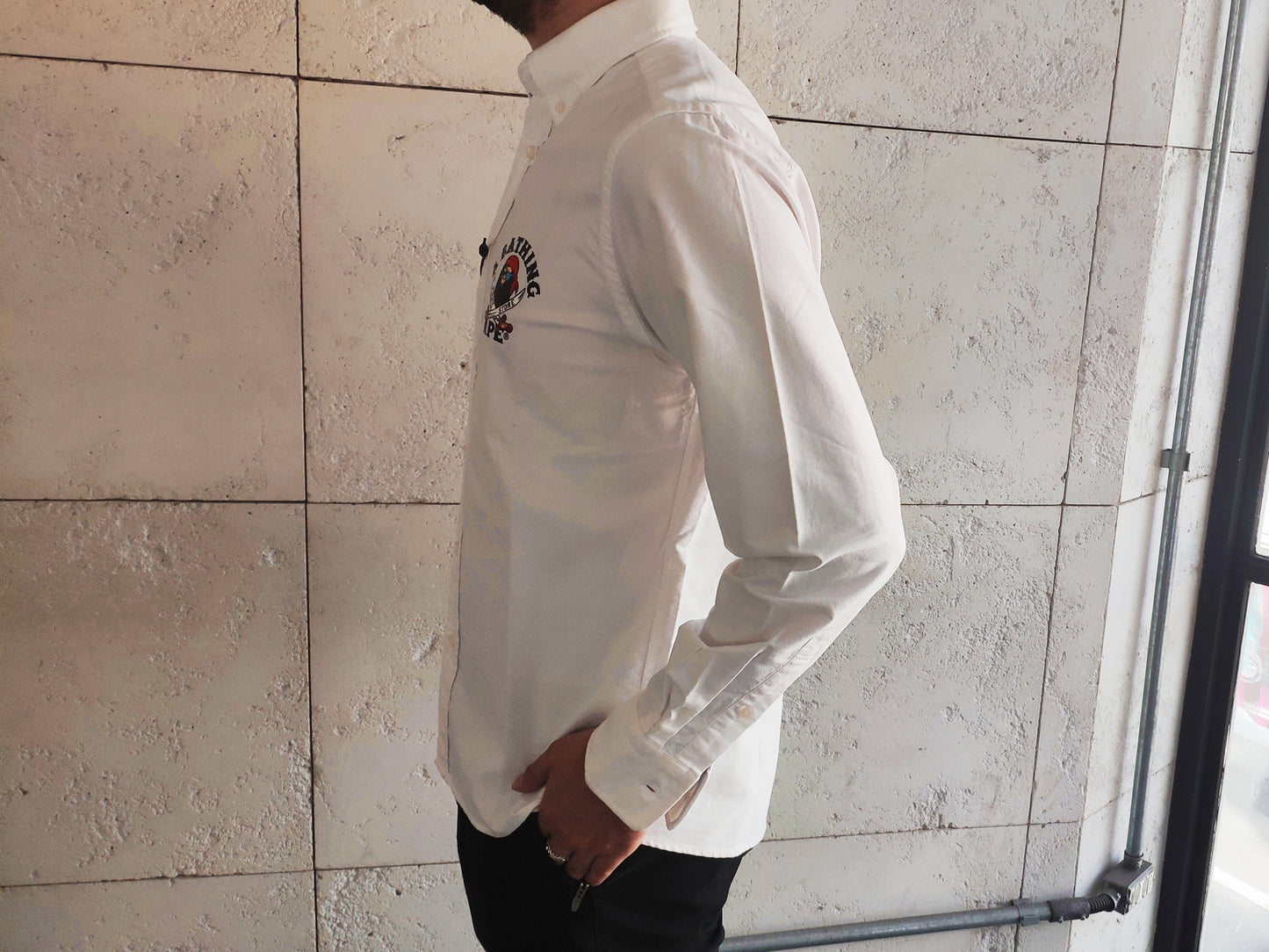 Camisa A Bathing Ape APE BAPE White/ Branco L/G