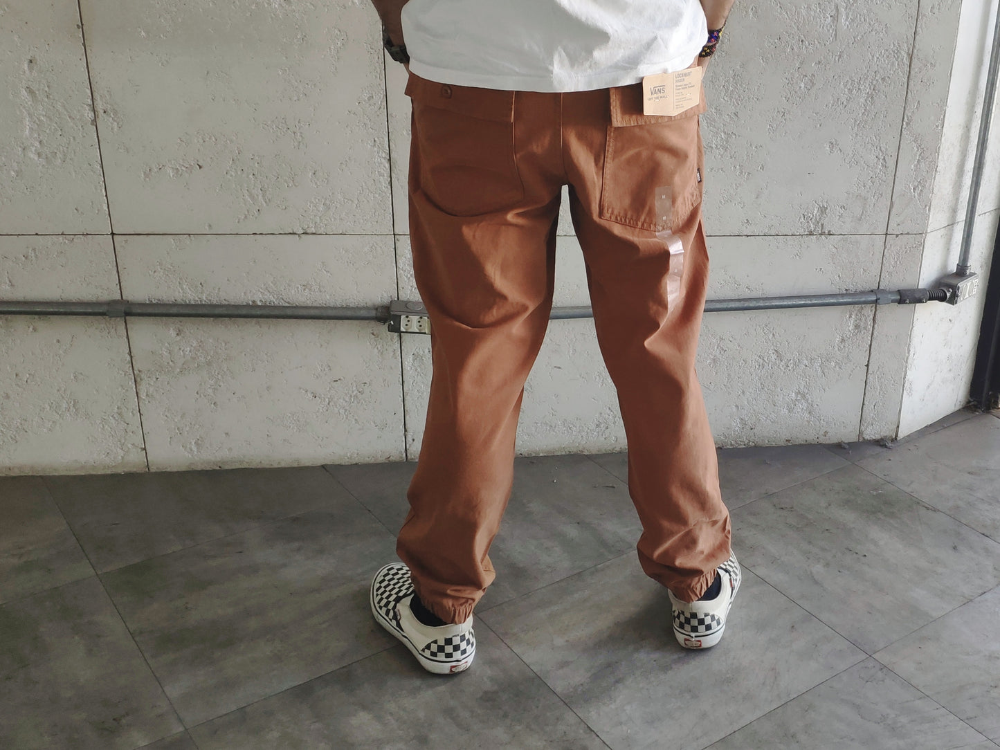 Calça Vans Lockhart Jogger Argan Oil Marrom