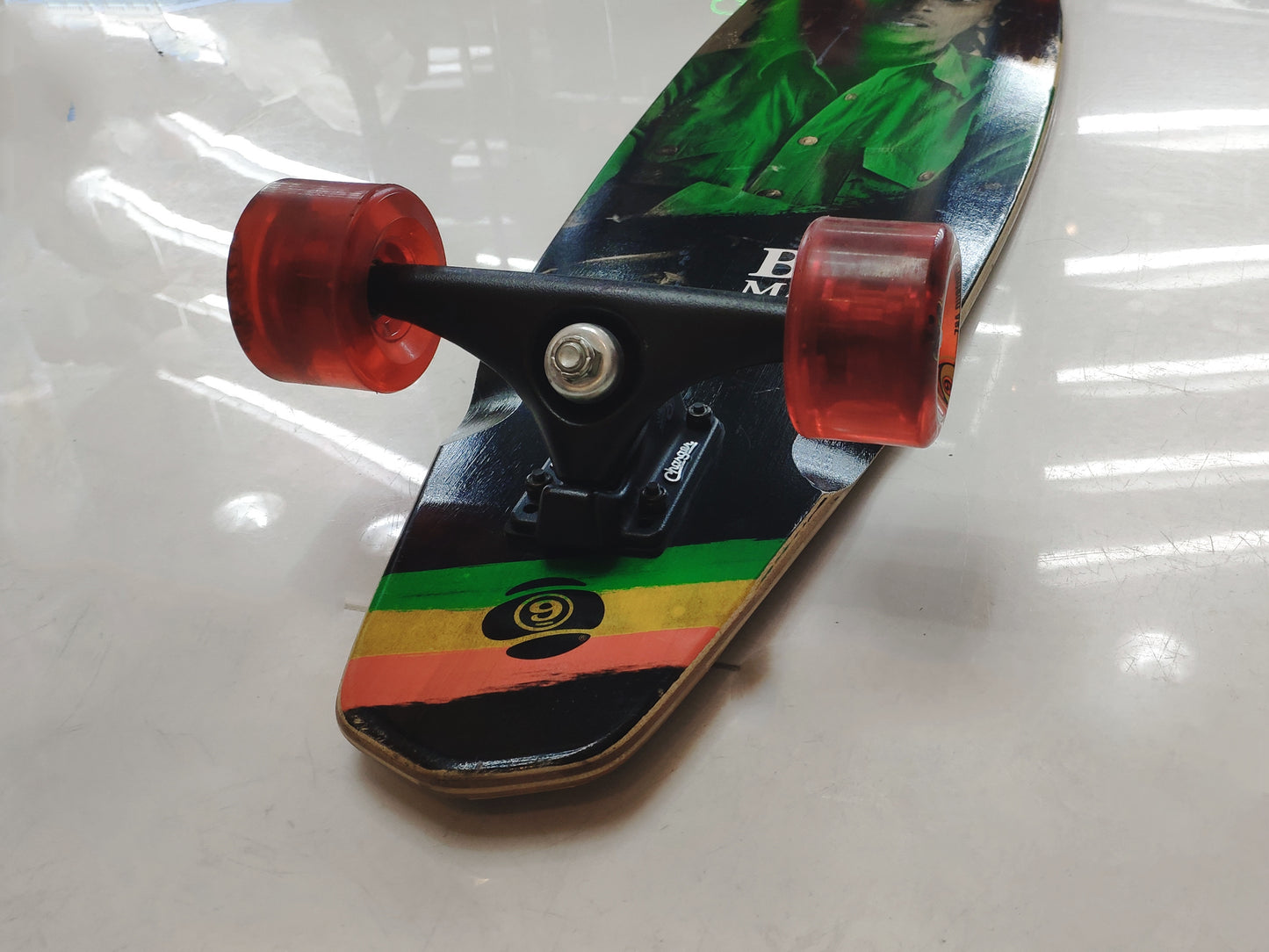 Skateboard Longboard Sector 9 Bob Marley 37 " Completo