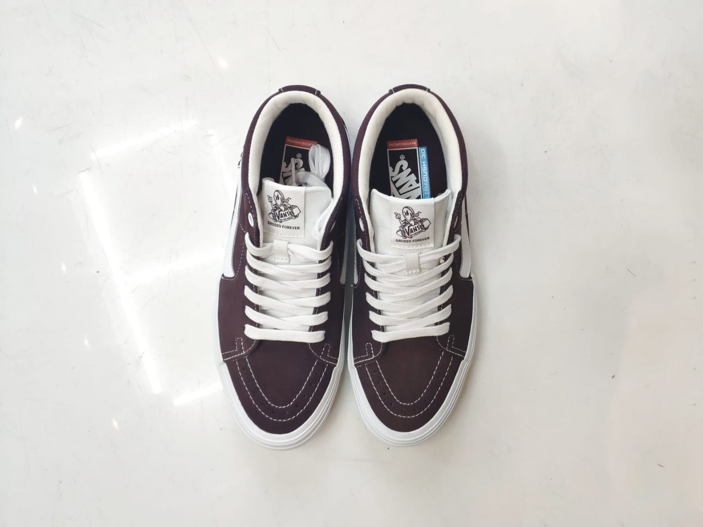 Tênis Vans Skate Grosso Mid Wine/Vinho 39 BR