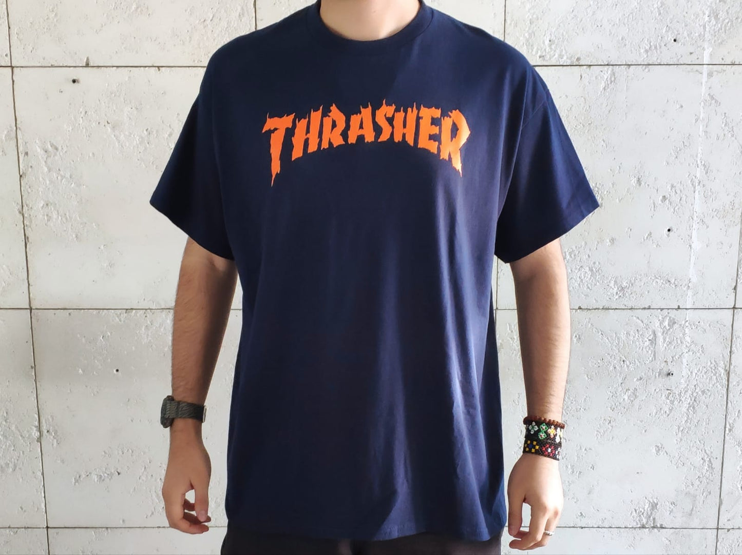 Camiseta Thresher Neckface Dark Blue /Azul Marinho  XL